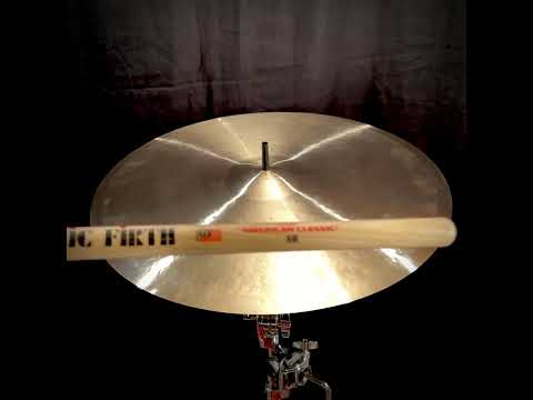 B\W 22" Traditional Ride, @ 2124g, Over-hammered