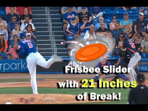 21 Inches of Break on a Frisbee Slider!  Plus learn the Slider Grip