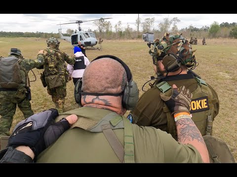 Attack helicopter targets Unit-91 Technical in milsim event