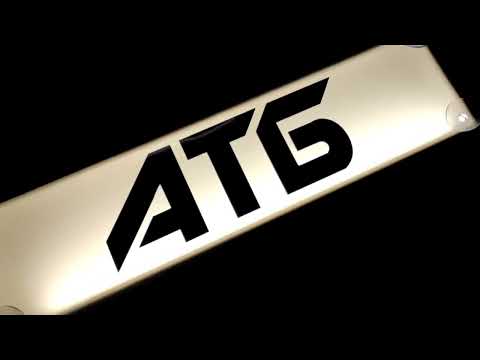 Led табличка для автомобиля с черной 3D надписью "АТБ" - фото 1 - id-p2792713036