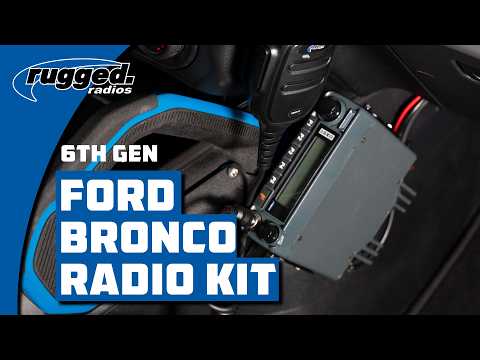 Easy Install of the Rugged Radios Communication Kit in a New Bronco (Gen 6 Bronco)