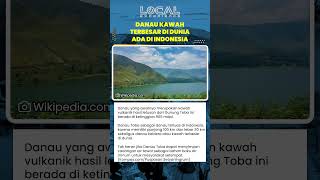 Danau Toba di Ketinggian 905 MDPL adalah Danau Vulkanik Terbesar di Indonesia dan Kaldera Terbesar