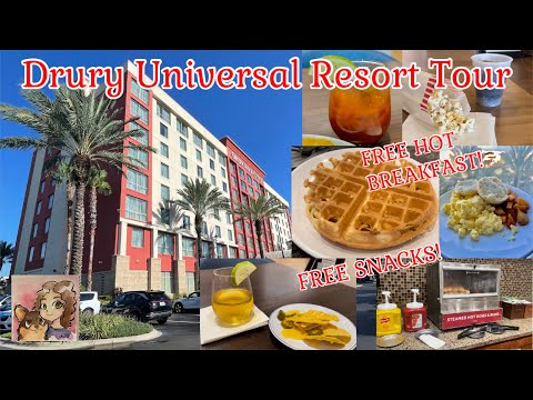 Drury Universal Resort Tour | TONS of FREE Food!