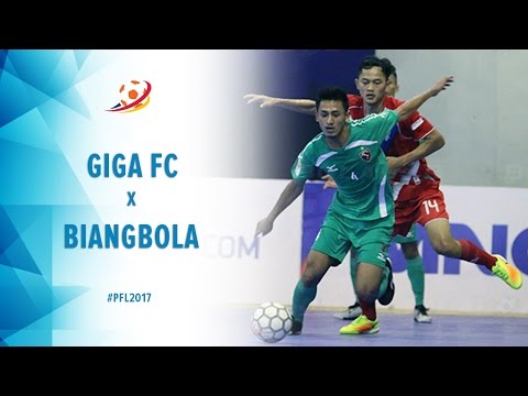 Giga FC Kota Metro (8) vs (3) Biangbola FC Bogor - Highlight Pro Futsal League 2017