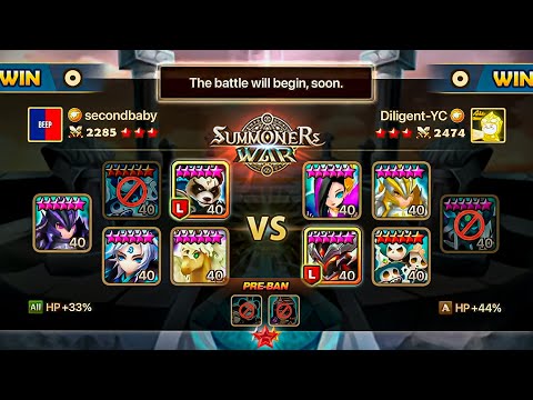 SWC2021 APAC FINAL. DILIGENT vs SECONDBABY in Summoners War