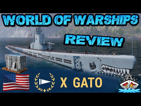 Gato T10/US/U-Boot *28.000 STAHL U-Boot* "Review"⚓️ in World of Warships 🚢 *Submarine*