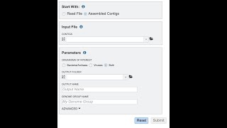 Using contigs when submitting a Metagenomic Binning job