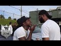K SHINE AND EZ THE BLOCK CAPTAIN EXCHANGE WORDS IN ATLANTA BEFORE THE BATTLE WAS SET UP