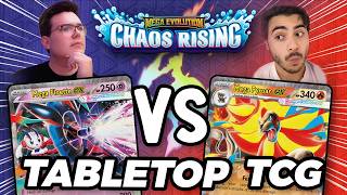 Can Mega Floette ex Defeat Mega Pyroar ex in this Pokemon TCG Tabletop Match!?!