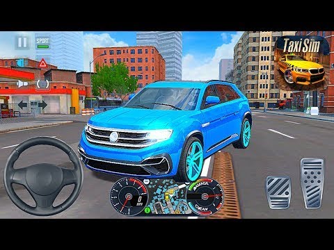 UBER DRIVING FAST IN THE CITY SUV 4X4 CITY DRIVER GAME - Taxi Sim 2020 3D Android IOS gameplay
