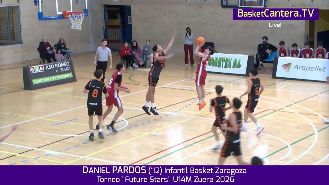 DANIEL PARDOS ('12) Infantil Basket Zaragoza.- Torneo 