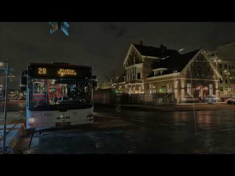 HTM lijn 28: Den Haag Zuiderstrand - Voorburg Station - Den Haag Zuiderstrand | Omleiding | 2021