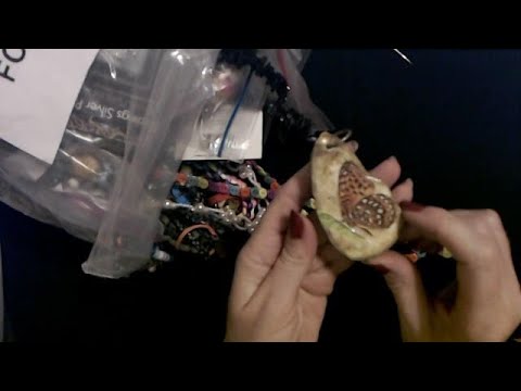 ASMR | Goodwill Jewelry Bag Show & Tell 6-22-2022 (Soft Spoken)