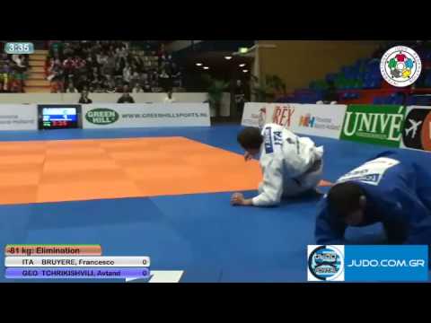 Judo Grand Prix Amsterdam 2011 -81kg BRUYERE (ITA)-TCHRIKISHVILI (GEO)
