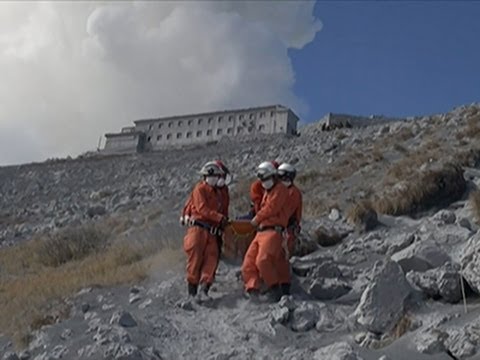 Raw: Japan Volcano Rescue Video Released