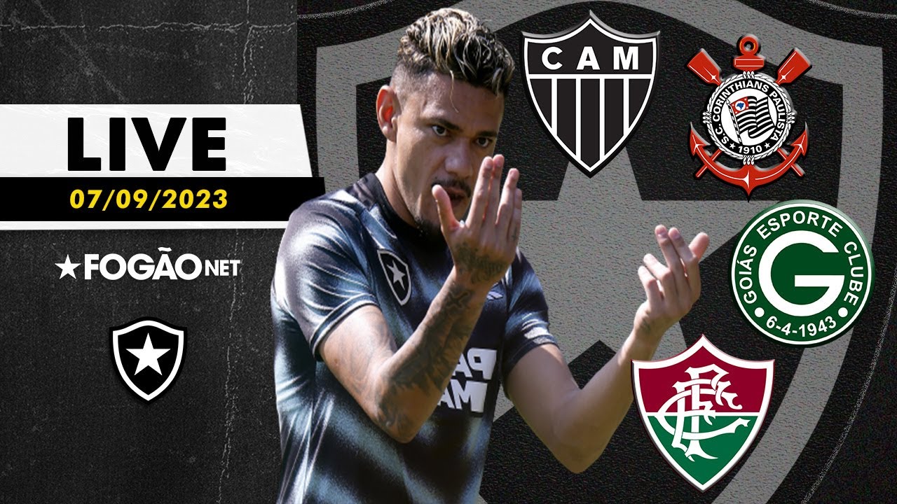 LIVE | Botafogo terá sequência dura pela frente; quantos pontos vamos fazer?