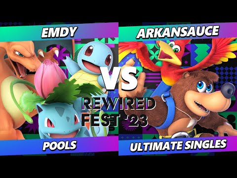 ReWired Fest 2023 - Emdy (Pokemon Trainer) Vs. Arkansauce (Banjo Kazooie) Smash Ultimate - SSBU