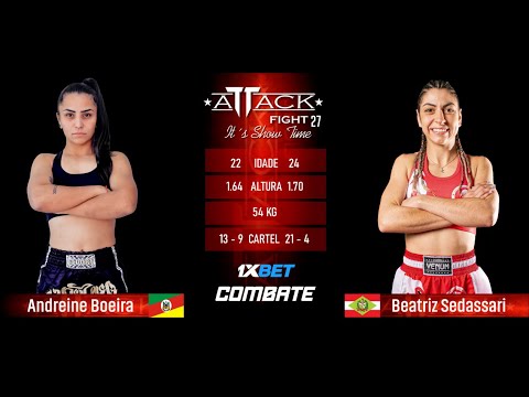 Attack Fight 27 - Andreine Boeira x Beatriz Sedassari