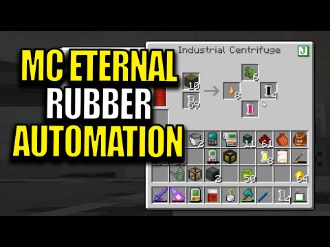 Minecraft MC Eternal Modpack Chapter 2 Ep 77 - More Rubber Automation