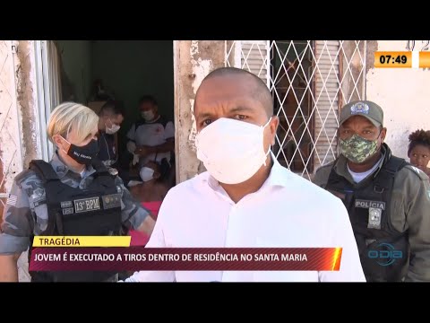 Jovem é morto a tiros por rivais no bairro Santa Maria 28 06 2021
