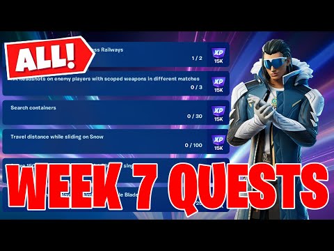 How to *EASILY* Complete All Week 7 Quests in Fortnite Chapter 5 Season 1 (Full Guide)