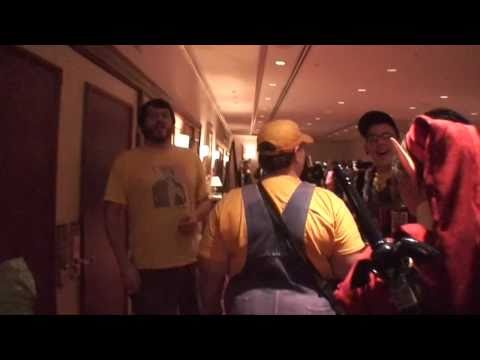 Youmacon 2010 Part 30 - Waiting In Line For Live Action Mario Party
