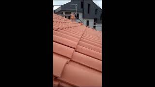 Montaje de Tejado con Estructura de Madera en Vivienda Unifamiliar