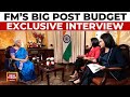 Nirmala Sitharaman Exclusive Finance Minister Sitharaman S First Interview After Budget 2025