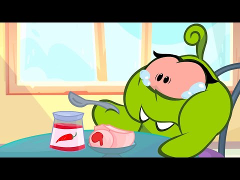 Learn English with Om Nom 🟢 Yummy VS Yucky Food 🍟 🥦 Cartoon For Kids Super Toons TV