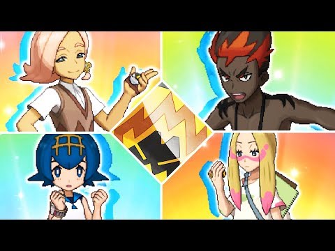 Pokémon UltraSun/UltraMoon - All Trial Captain Fights