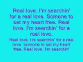Mary J Blige - Real Love Lyrics