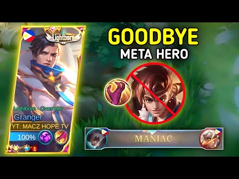 22KILLS!! FINALLY I MEET TOP GLOBAL YIN IN MYTHIC HONOR! GRANGER NEW BEST BUILD 2023 - MLBB