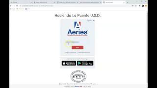 How to set up Student Aeries Accounts