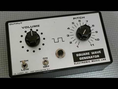 1976 I.W. Turner Square Wave Generator Electronic Music Lab Creator of Sonic Wave Theremin image 20