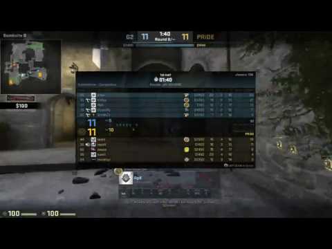 G2 vs PRIDE SmithZz nice spray 4 kills!