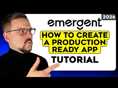 Emergent AI Tutorial - 2026 | How to Create a Production-Ready App Using Emergent AI