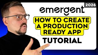 Emergent AI Tutorial - 2026 | How to Create a Production-Ready App Using Emergent AI