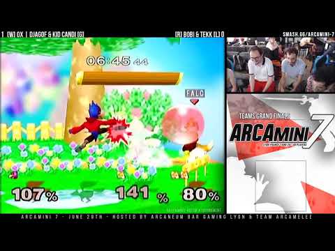 Arcamini 7 - TEAMS Grand Finals - 0x | DjaGoF & Kid Candi [G] VS Bobi & Tekk [R]