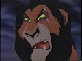 The Lion King 1994 Battle Of Pride Rock Scene VHS Capture