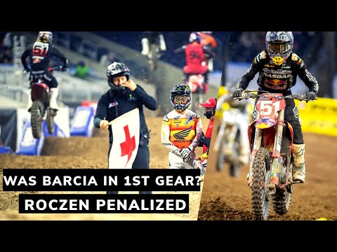 Was Barcia just in 1st gear in the final laps? Roczen penalized -4 points