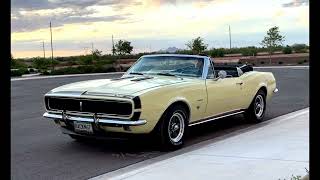 1967 Camaro RS Convertible Top Operation