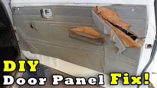 Can I fix these 86 Toyota Pickup Door Panels? Simple, Cheap DIY Fix
