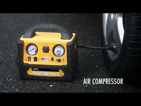 Wagan Power Dome LT (#2464)  - How-to use Jumpstart & Air Compressor