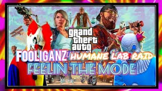 GTA V Online: Rockstar Maxx &amp; The Fooliganz raid Humane Drug Labs as Killer Clowns - Feelin The Mode