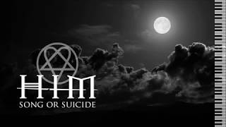 HIM - Song Or Suicide - Piano Instrumental (With Lyrics)