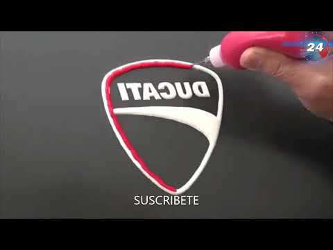 PANCAKE ART - DUCATI LOGO
