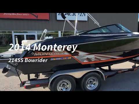 Pre-enjoyed 2014 Monterey 214SS | Volvo Penta V8-300/SX | Custom Trailer