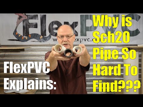 FlexPVC explains why Sch 20 pipe is so hard to find.