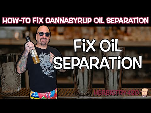 Fix Cannabis Syrup Separation — 3 Steps With Lecithin