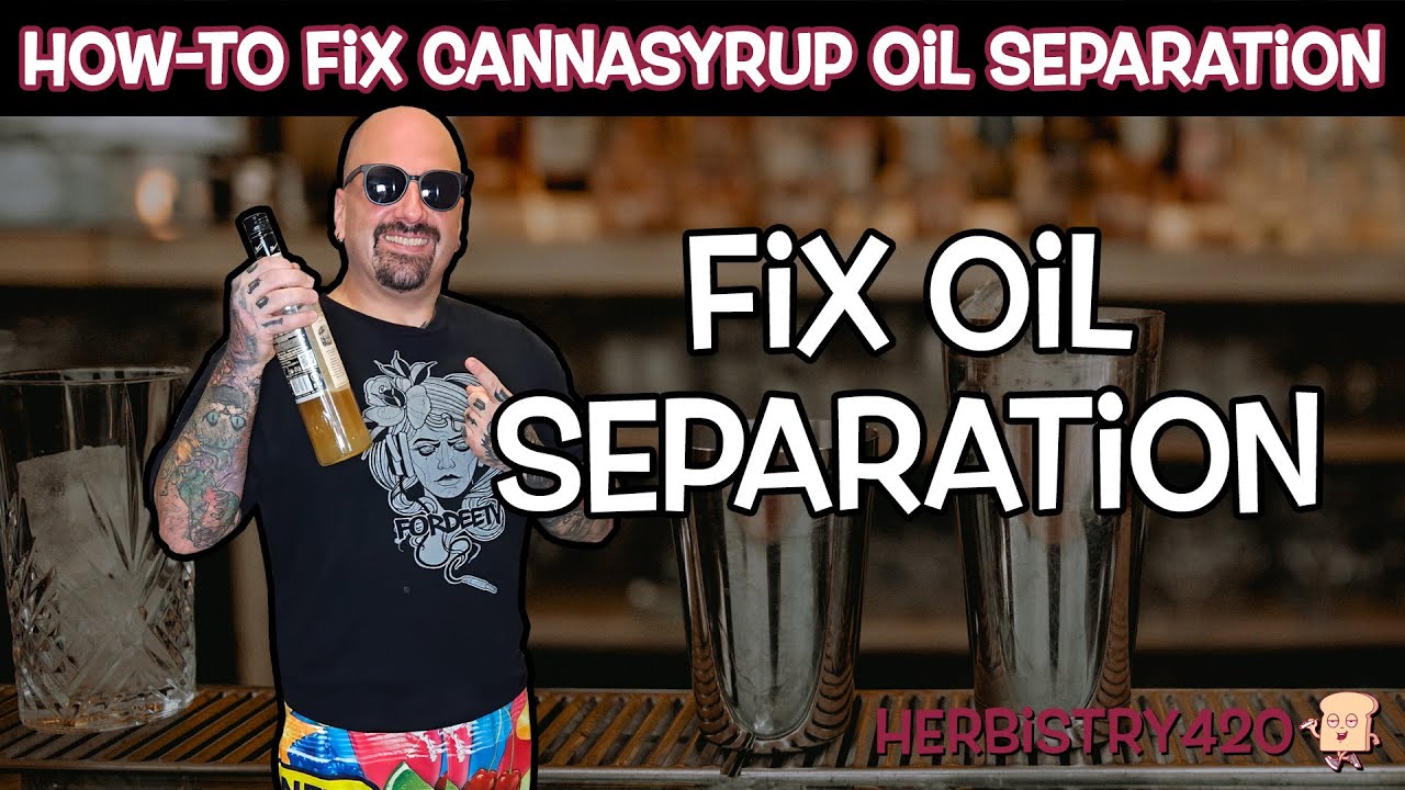 Fix Cannabis Syrup Separation — 3 Steps With Lecithin